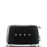 Smeg TSF03BLSA 50's Retro Style 4 Slice Toaster - Black - New World