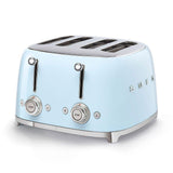 Smeg TSF03PBSA 50's Retro Style 4 Slice Toaster - Pastel Blue - New World