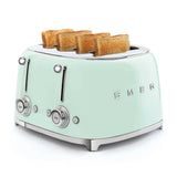 Smeg TSF03PGSA 50's Retro Style 4 Slice Toaster - Pastel Green - New World