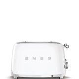 Smeg TSF03WHSA 50's Retro Style 4 Slice Toaster - White - New World