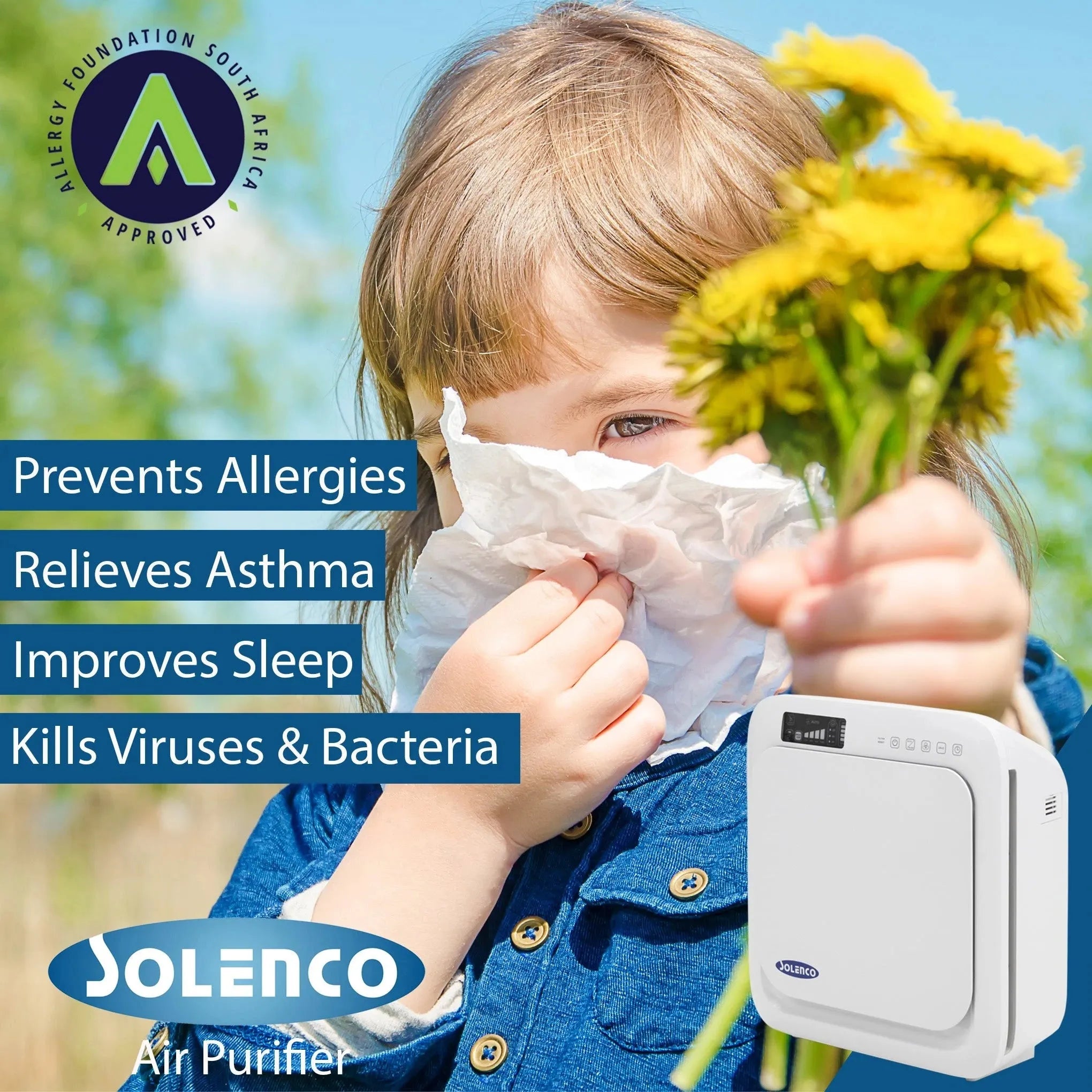 Solenco cf8500 online air purifier filter