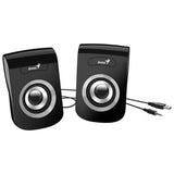 Genius USB Wired 3.5mm Desktop Speakers Grey - SP-Q180