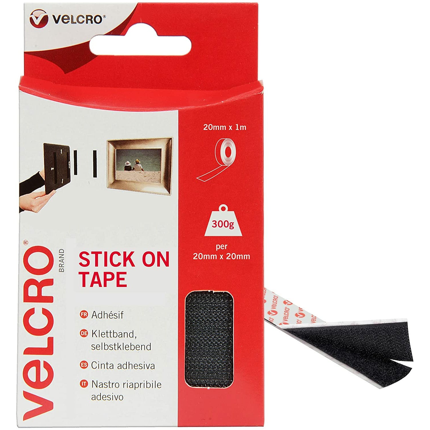 Velcro Stick On 60211 Adhesive Strips - New World