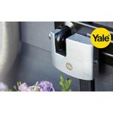 Yale 70mm Brass Shutter Padlock - Y124B/70/115/1 - New World