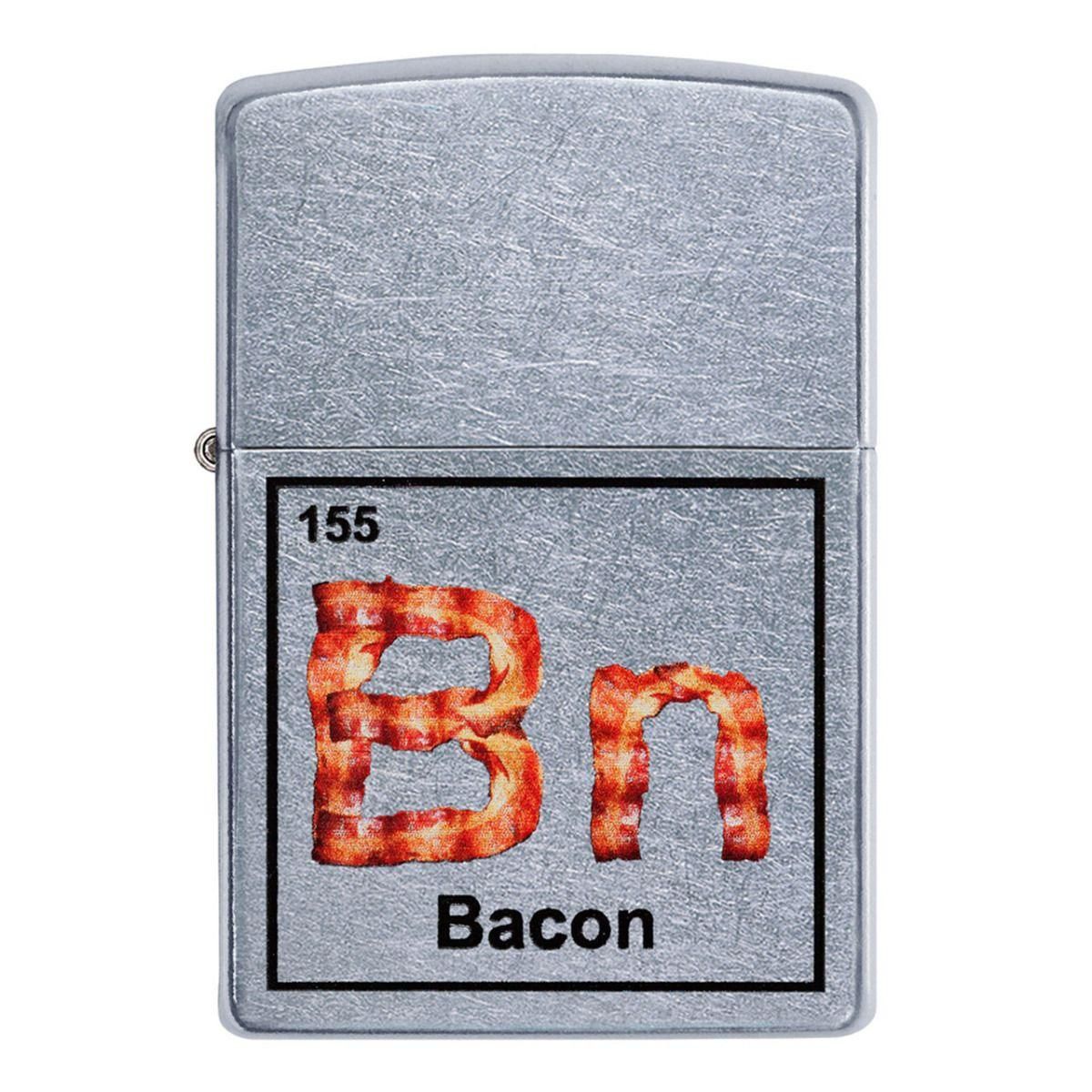 Zippo Bacon Element - Street Chrome - New World
