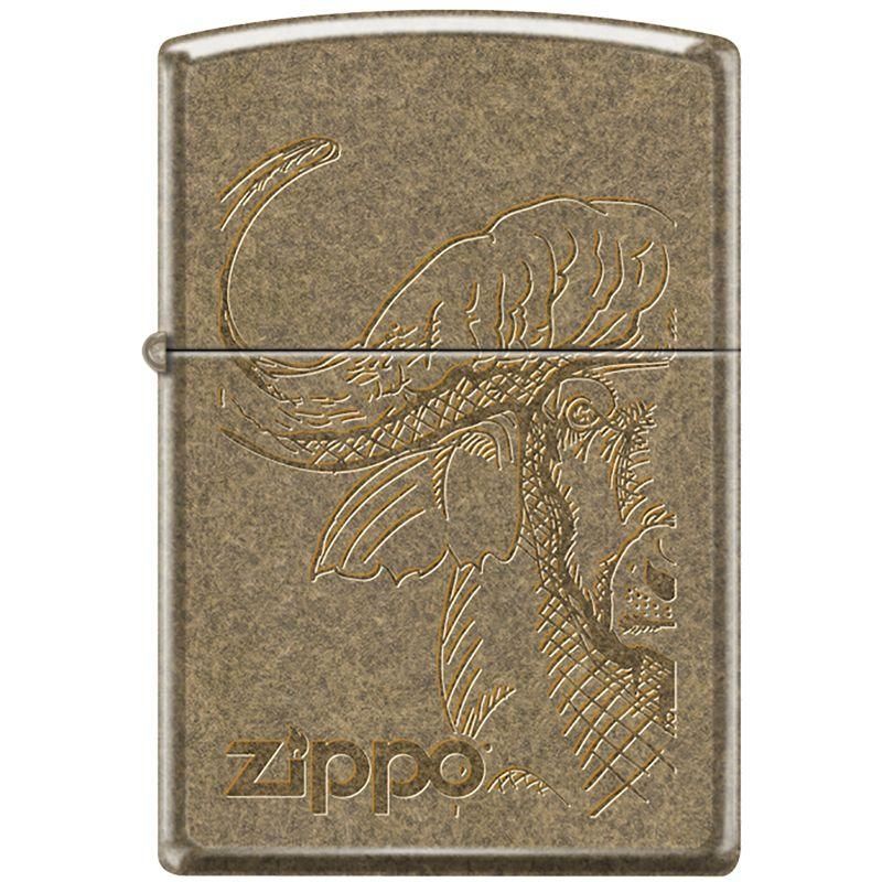 Zippo Big Five - Buffalo Head - New World