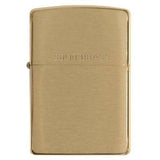 Zippo Brushed Solid Brass