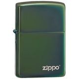 Zippo Chameleon Zippo Logo - High Polish Green