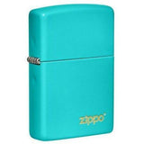 Zippo Flat Turquoise Zippo Logo - New World