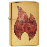 Zippo Rust Flame Design - New World