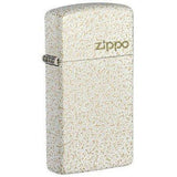 Zippo Slim Mercury Glass Zippo Logo